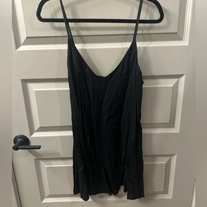 Reformation Black Dress with Spaghetti Straps